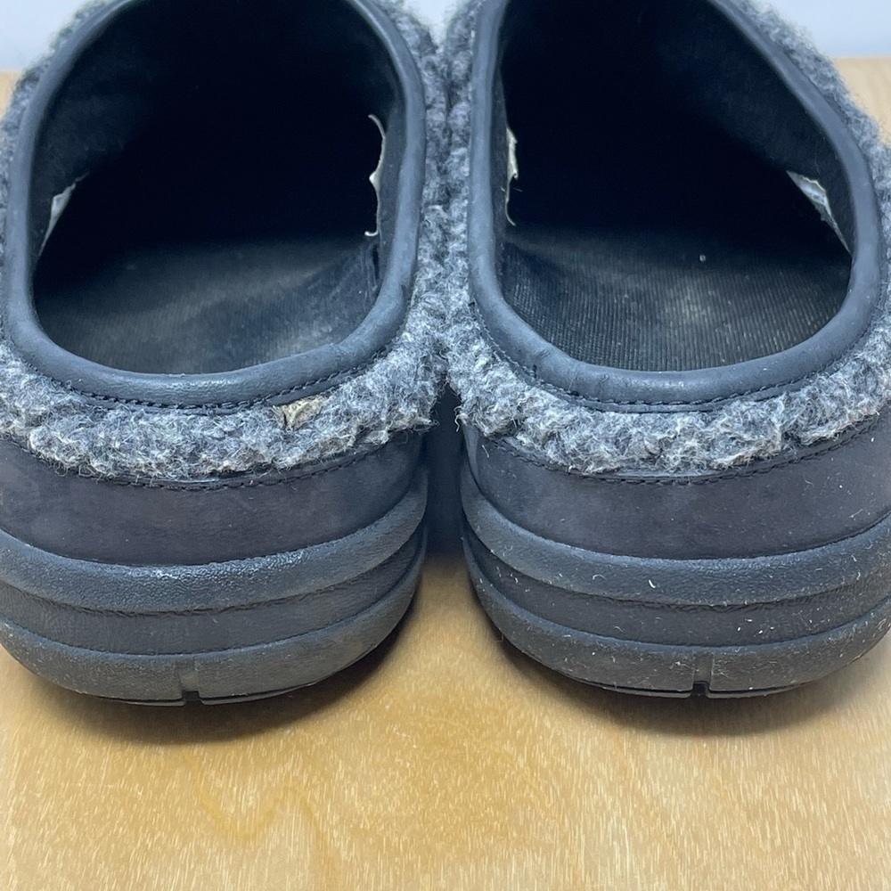 Merrell Encore Cassie Leather/Wool Slip On Clogs Black Size 10 - Picture 4 of 9
